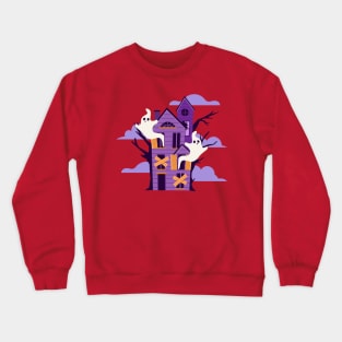 Scary House Crewneck Sweatshirt